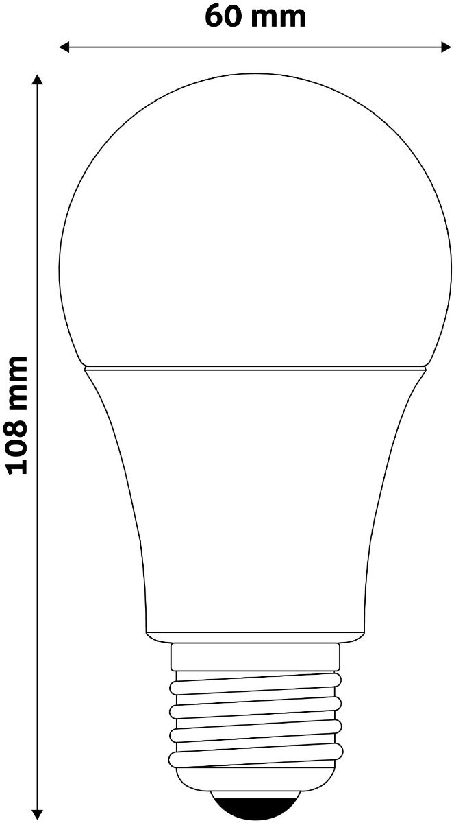 Avide LED Κοινή 10W E27 Ψυχρό 6400K Value