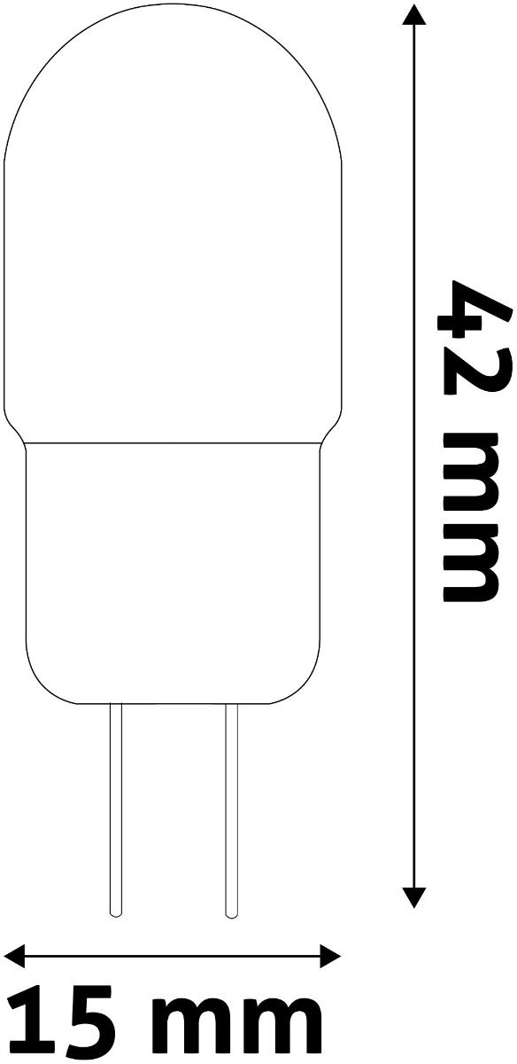 Avide LED 2W G4 160° Λευκό 4000K