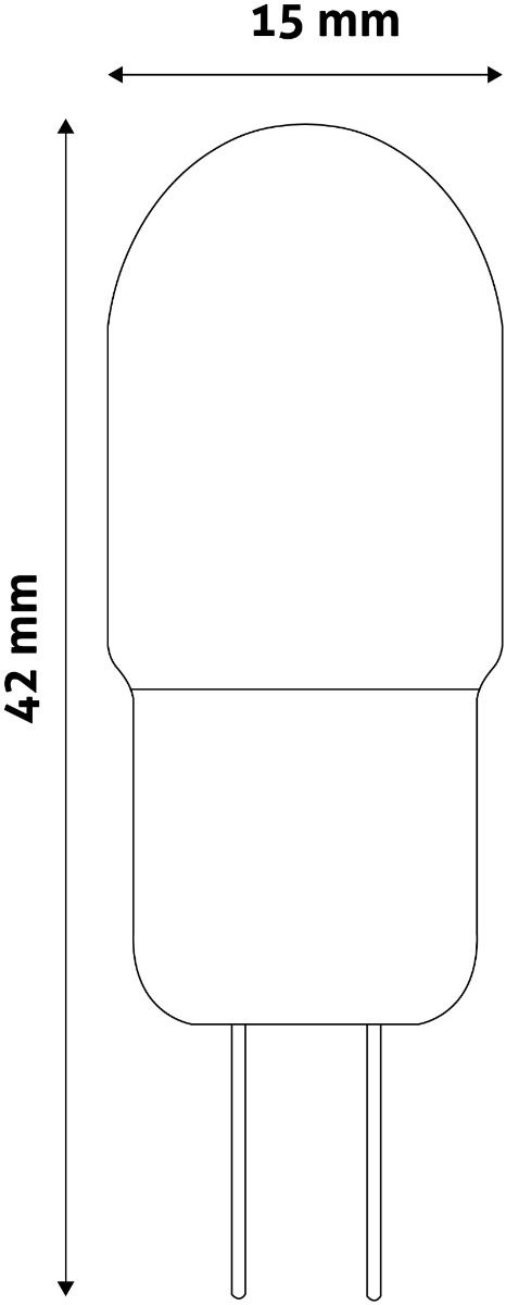 Avide LED 2.5W G4 160° Θερμό 3000K