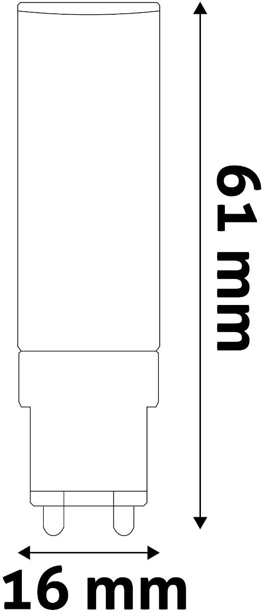 Avide LED G9 4.2W Θερμό 3000K