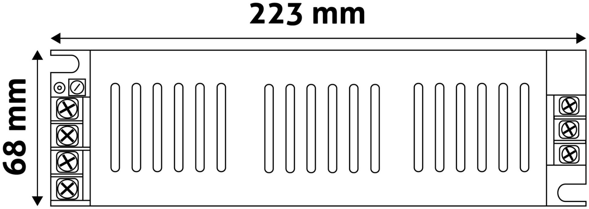 Avide LED Strip 12V 250W IP20 Slim Power Supply