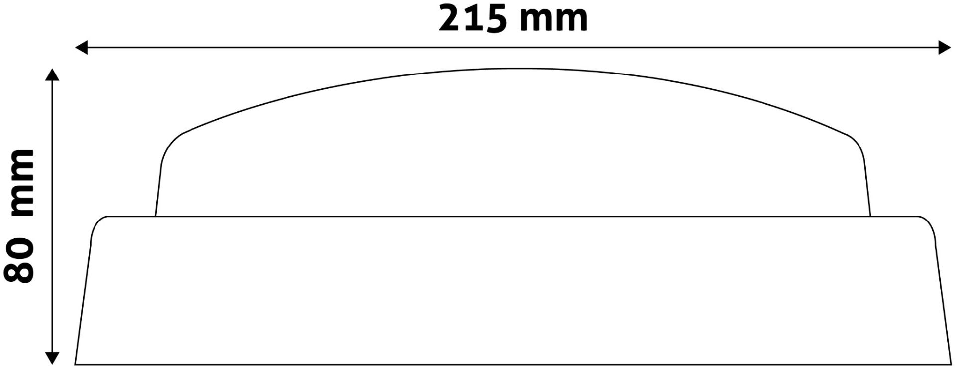 Avide Στεγανή Πλαφονιέρα Οροφής Στρογγυλό (Titania-R) IP54 14W Λευκό 4000K Άσπρο