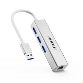 EDUP EP-9606 10/100/1000Mbps USB3.0 LANAdapter + USB 3.0 Port