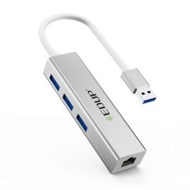 EDUP EP-9606 10/100/1000Mbps USB3.0 LANAdapter + USB 3.0 Port