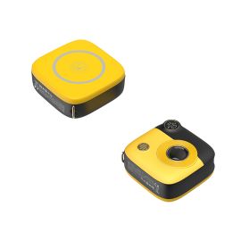 XO PR223 mini camera digital display fast charging power bank 10000mAh (Black & Yellow)