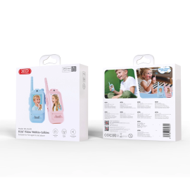 XO DJJ02 Παιδικό Σετ Βίντεο Walkie-Talkie (Μπλε/Ροζ)