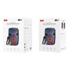 XO F51 Colored Jade Εξωτερικό Ηχείο RGB Bluetooth 10W