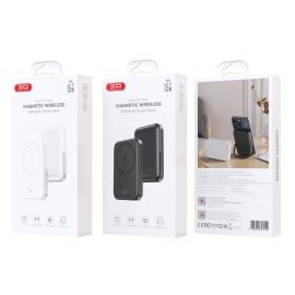 XO PR242 Powerbank 5000mAh με Μαγνητική Ταχεία Φόρτιση 15W & PD20W Λευκό