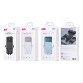 XO PR249 USB-C / USB-A Powerbank Γρήγορης Φόρτισης με Ψηφιακή Οθόνη Μαύρο