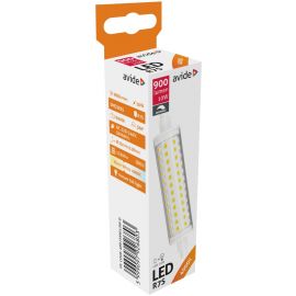 Avide LED R7S 10W 23x118mm Λευκό 4000K Ντιμαριζόμενο