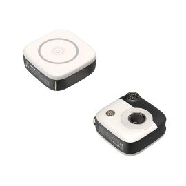 XO PR223 mini camera digital display fast charging power bank 10000mAh (Black & White)