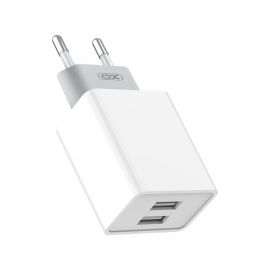 XO L65EU 2.4A Διπλής Θύρας USB Φορτιστής Άσπρο