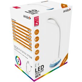 Avide LED Φωτιστικό Γραφείου Ben RGB Άσπρο 4W