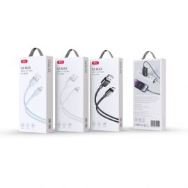XO NB249 5A PVC Καλώδιο Φόρτισης + Data για Lighting L=1m Μαύρο