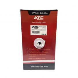 ATC-635 UTP CAT6 Στροφείο Εσωτερικού Χώρου με Χαλκό Γκρι PVC 305m