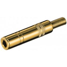 ΦΙΣ 6.3mm STEREO ΘΗΛ GOLD