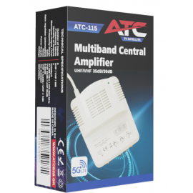 ATC Κεντρικός Ενισχυτής ATC-115 UHF/VHF 35dB/30dB