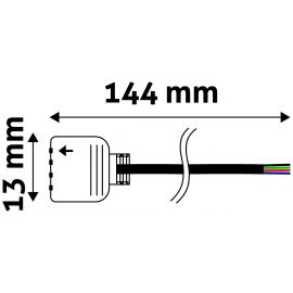 Avide LED Ταινία 12V RGB 4Pin Καλώδιο Σύνδεσης Θηλυκό