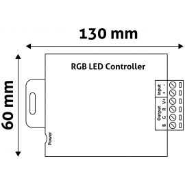 Avide LED Ταινία 12V 216W RGB 5 Πλήκτρα RF Τηλεχειριστήριο Αφής και Ελεγκτής