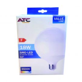 ATC SMD Λαμπτήρας LED Globe G120 230V 18W/1850LM E27 6500K