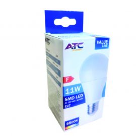 ATC SMD LED Λαμπτήρας A60 230V 11W/1055LM E27 6500K