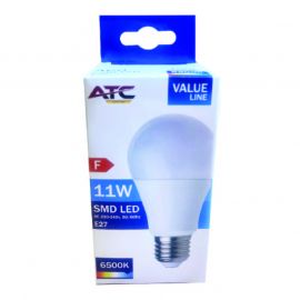 ATC SMD LED Λαμπτήρας A60 230V 11W/1055LM E27 6500K