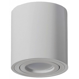 Avide Φωτιστικό Οροφής GU10 Spot Light Στρογγυλό Λευκό Περιστρεφόμενο