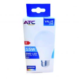 ATC SMD LED Λαμπτήρας A60 230V 15W/1520LM E27 6500K