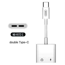 XO NBR172C Μετατροπέας Type-C σε Διπλό Type-C