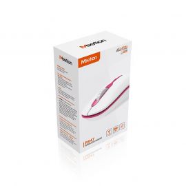 Meetion Ασύρματο Ποντίκι MT-R547 2.4G Άσπρο & Ροζ