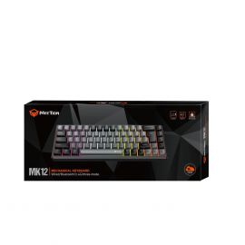 Meetion MK12 Ενσύρματο Bluetooth Gaming Πληκτρολόγιο Μαύρο US