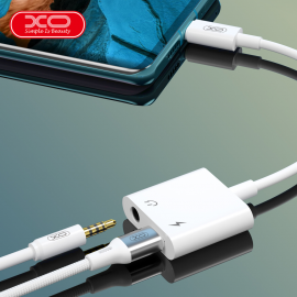XO NBR172B Μετατροπέας Lightning σε Lightning + 3.5mm