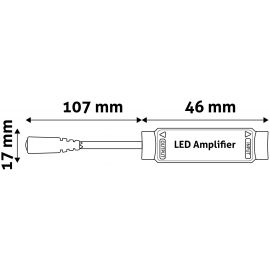 Avide LED Ταινία 12V 192W RGB+W Μίνι Ενισχυτής