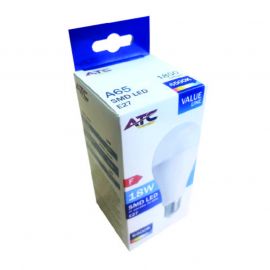 ATC SMD LED Λαμπτήρας A65 230V 18W/1850LM E27 6500K
