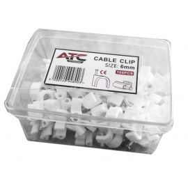 ATC Ρόκα TSK 6/18 Λευκή PE 100τμχ / Κουτί