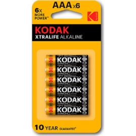 Kodak Xtralife Alkaline LR03 AAA (6 pieces)