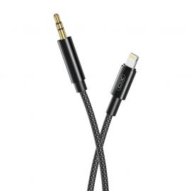 XO NBR211A Lightning to 3.5mm cable Black