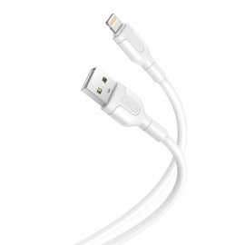 XO NB212 2.1A USB Καλώδιο Φόρτισης για Lightning Άσπρο