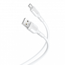 XO NB212 2.1A USB Καλώδιο for Micro Άσπρο