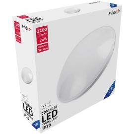 Avide LED Μοντέρνα Πλαφονιέρα Οροφής Cordelia 24W 380*110.0mm Ψυχρό 6400K