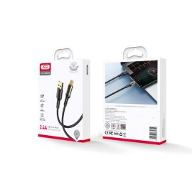 XO NB229 Καλώδιο Φόρτισης για Micro 2.4A Μαύρο