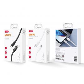 XO NBQ233B TypeC to TypeC 60W Data Cable Black