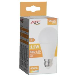 ATC SMD LED Λαμπτήρας A60 230V 11W/1055LM E27 4000K