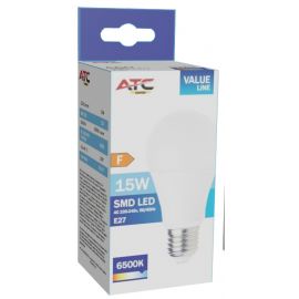 ATC SMD LED Λαμπτήρας A60 230V 15W/1520LM E27 6500K
