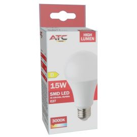 ATC SMD LED High Lumen Λαμπτήρας A60 230V 15W/2100LM E27 3000K