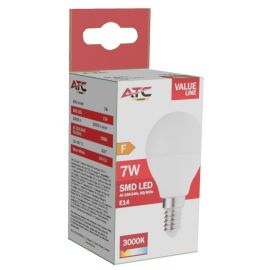 ATC SMD Λαμπτήρας LED Globe P45 230V 7W/600LM E14 3000K