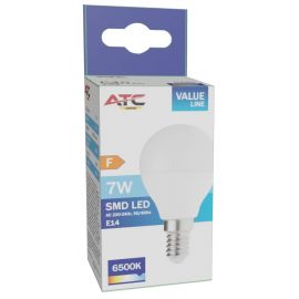 ATC SMD Λαμπτήρας LED Globe P45 230V 7W/600LM E14 6500K