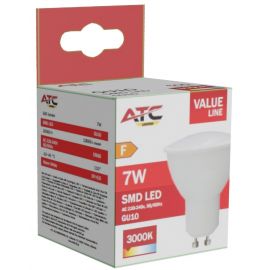ATC SMD Λαμπτήρας LED Spot GU10 230V 7W/600LM 110° 3000K