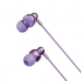 XO EP55 Μεταλλικό in-ear 3.5mm Earphone 1.2m Μώβ