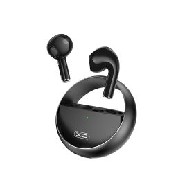 XO X31 Gyro Zinc Alloy Rotating TWS Bluetooth Earphones (Black)